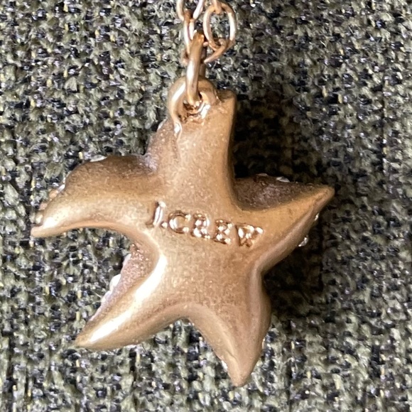Classic J. Crew Rhinestone Starfish Necklace - Picture 2 of 2